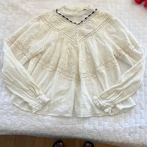 Brand New Free People Boho Blouse